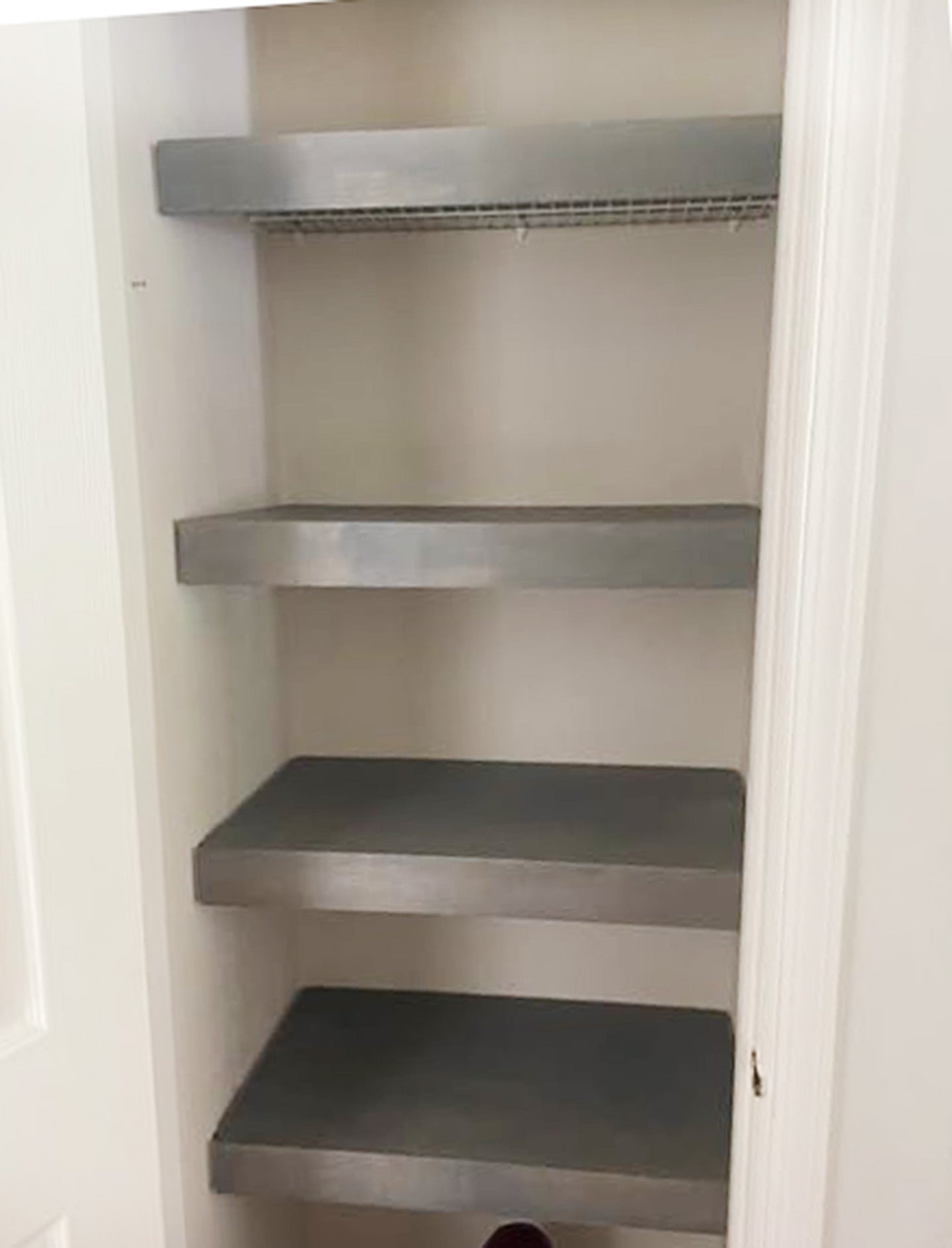 5-Pack Wood Pattern Wire Shelf Covers - 21.6x13.4 Inch PVC Covers For Pantry, Closet Wire Shelving With Brackets