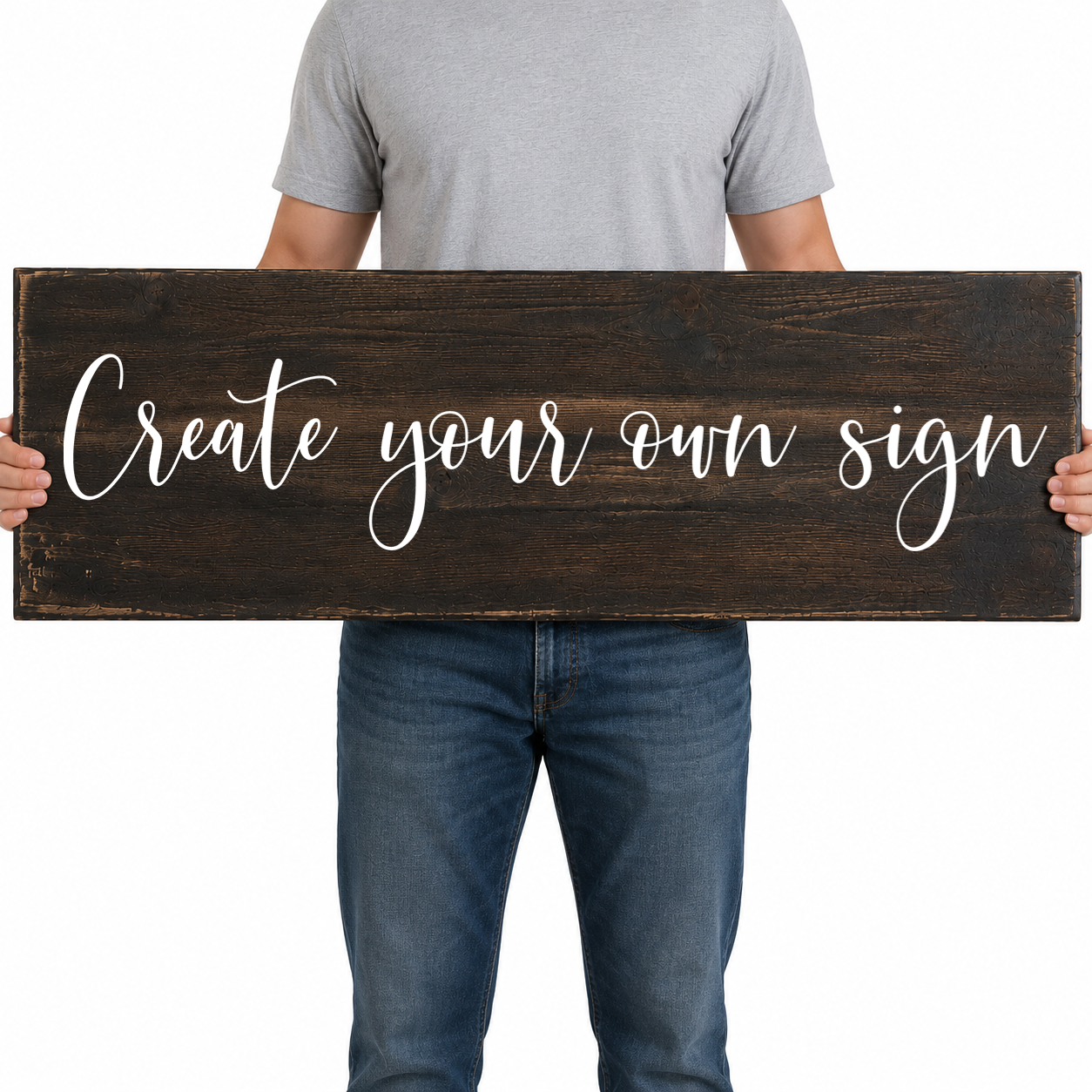 Custom Personalized TEXT Wooden Sign Wall Décor, Your Own Creation, Your Own Style