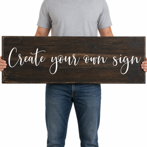 Custom Personalized TEXT Wooden Sign Wall Décor, Your Own Creation, Your Own Style
