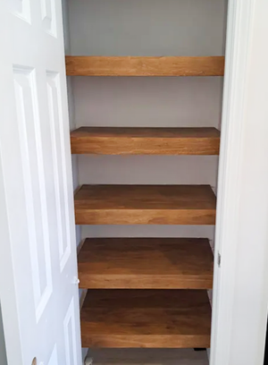 Wood Shelf Cover for Wire Rack –  Wood Toppers for Pantry, Closet, Laundry & Kitchen - Wire Shelf Covers - Wood Shelves Covers for Pantry