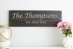 Custom Wood Sign | Personalized Wood Sign with Your Words