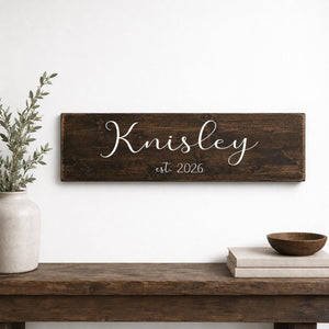 Custom Text Wood Sign | Personalized Quote & Saying Wall Decor