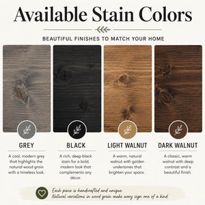 Custom Wood Sign | Personalized Wood Sign with Your Words