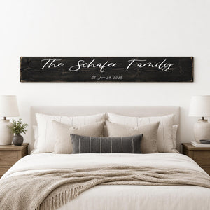 Personalized Family Name Sign | Custom Last Name Wall Decor