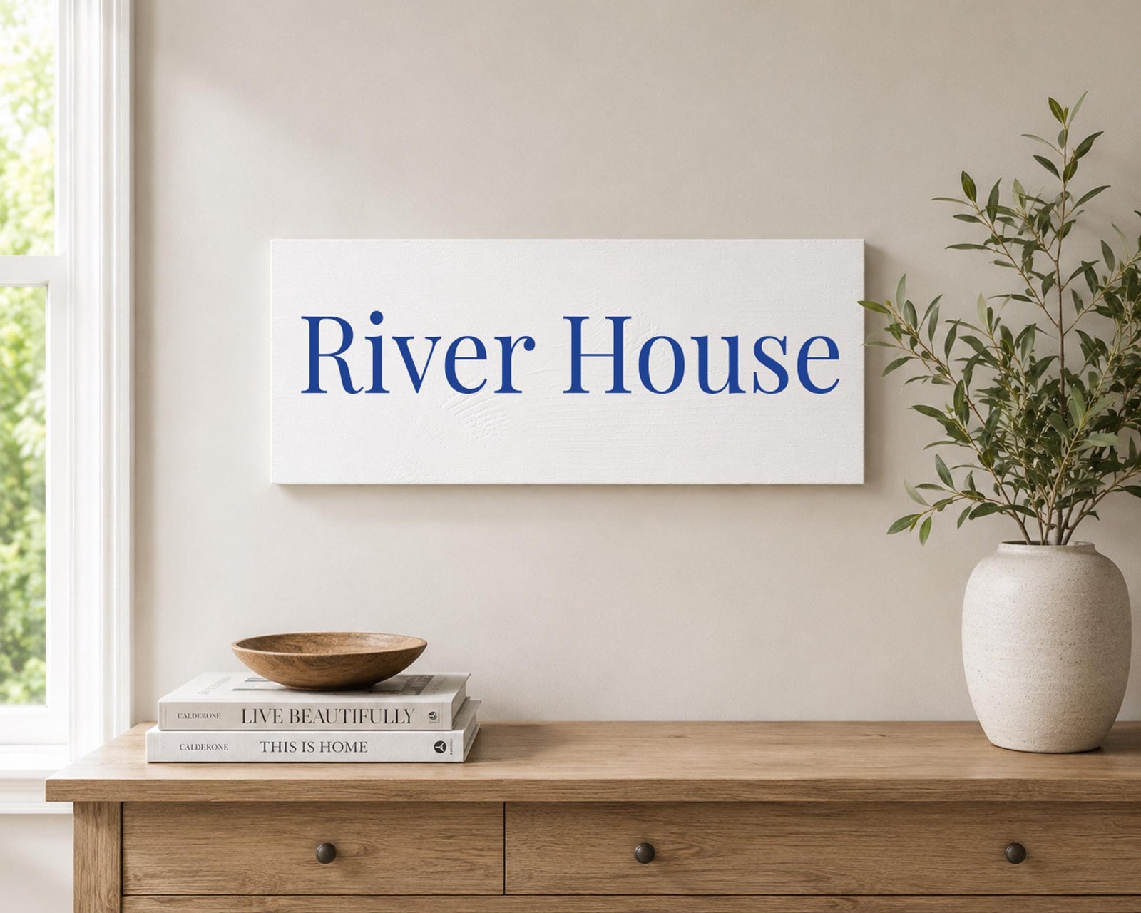 Handmade personalized white wood wall sign crafted in Oregon from solid pine. Custom home decor featuring UV printing, premium craftsmanship, multiple font and color options, and personalized design for weddings, anniversaries, housewarming gifts, memorials, and everyday home decor.