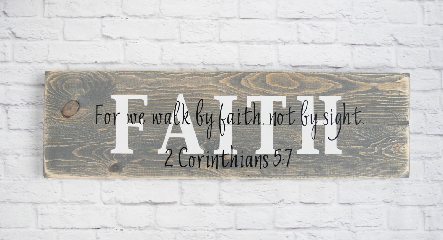 Christian Wood Sign – Bible Verse Wall Art – Scripture Wall Décor – Wood Home Wall Décor – Wood Sign Sayings – Faith Sign-Family Wall decor
