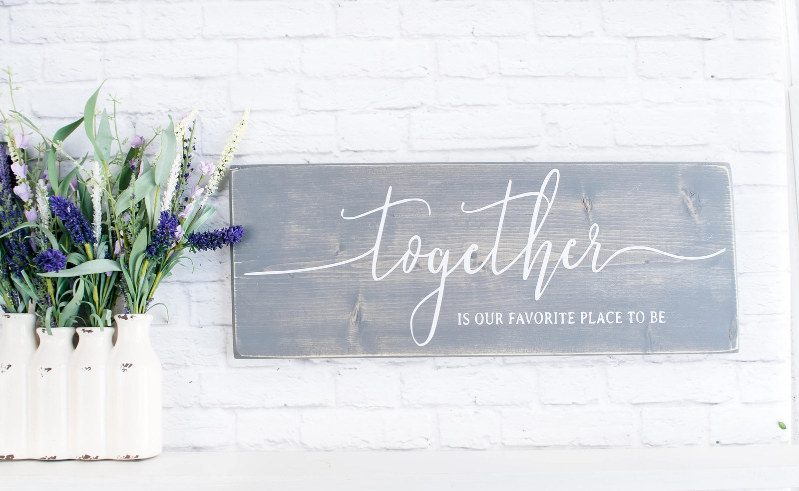 together is our favorite place to be wood sign, Wall art, Rustic Wedding Wooden Signs, Wood Home Decor, Custom Farmhouse  Sign, Wall Art,