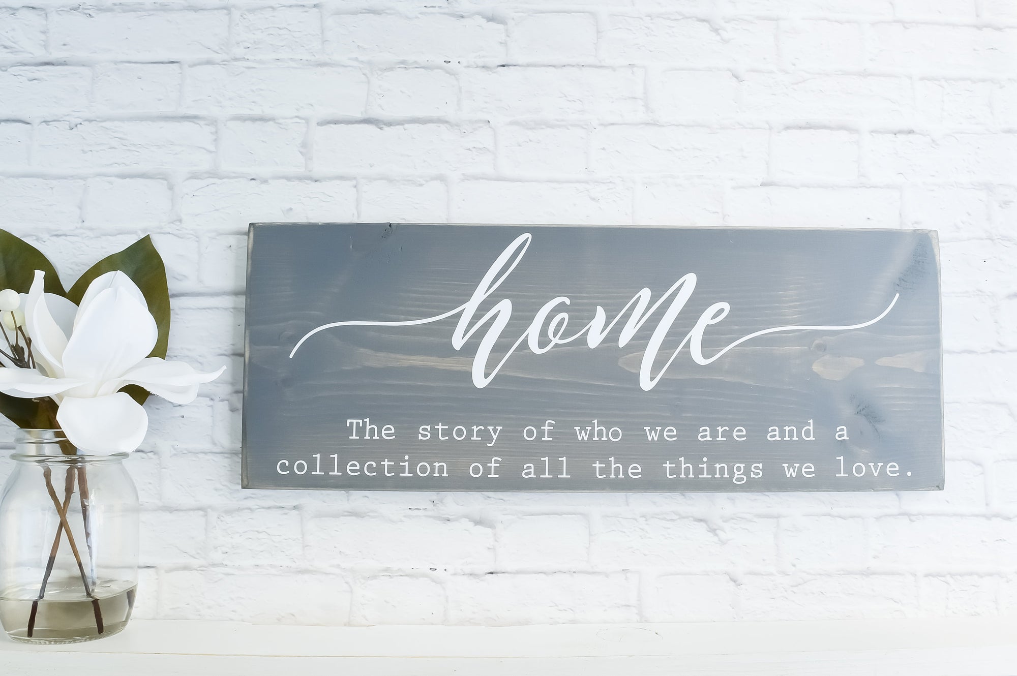 Home a collection of who we are wood sign,  Family Wooden Wall Decor - Farmhouse Definition Sign Home Decoration For Family Room