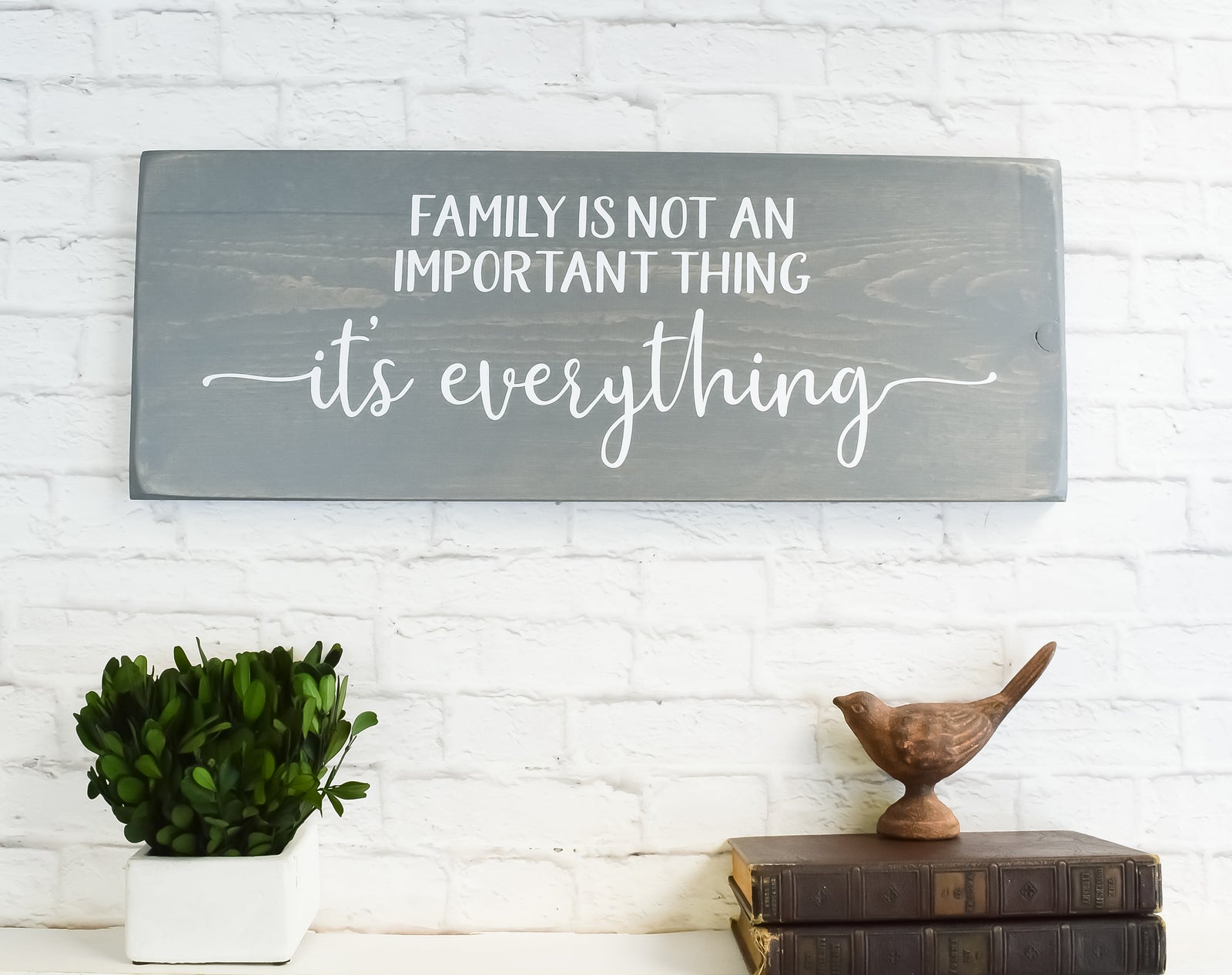 Family is everything wood sign,  Family Wooden Wall Decor - Farmhouse Rustic Wood Decor For Family Room Home