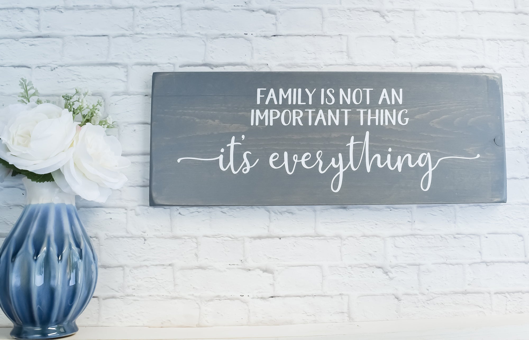 Family is everything wood sign,  Family Wooden Wall Decor - Farmhouse Rustic Wood Decor For Family Room Home
