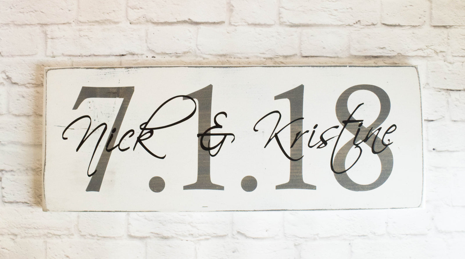 Personalized Wedding Date and Names Established Sign Family Name Sign Anniversary Gift Wooden Sign Wedding Sign Couple Gift Custom Wood Sign