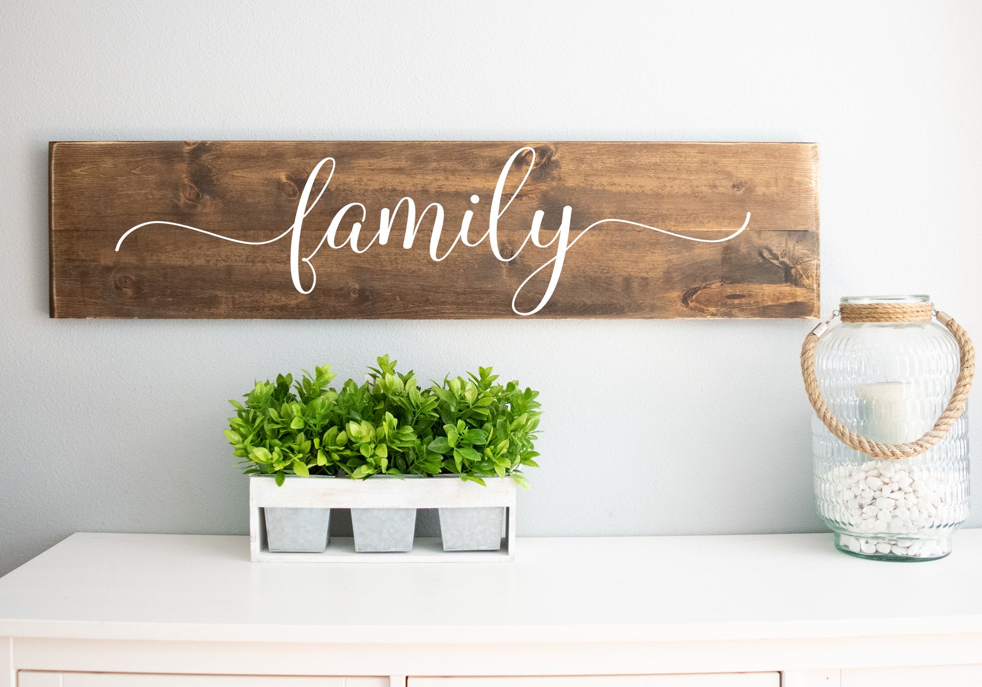Family Wood Sign,  Farmhouse Wooden Sayings Wall Décor, Farmhouse Wall Hangings, Wood Wall Art, Large Wood Sign, Large Rustic Wall Decor