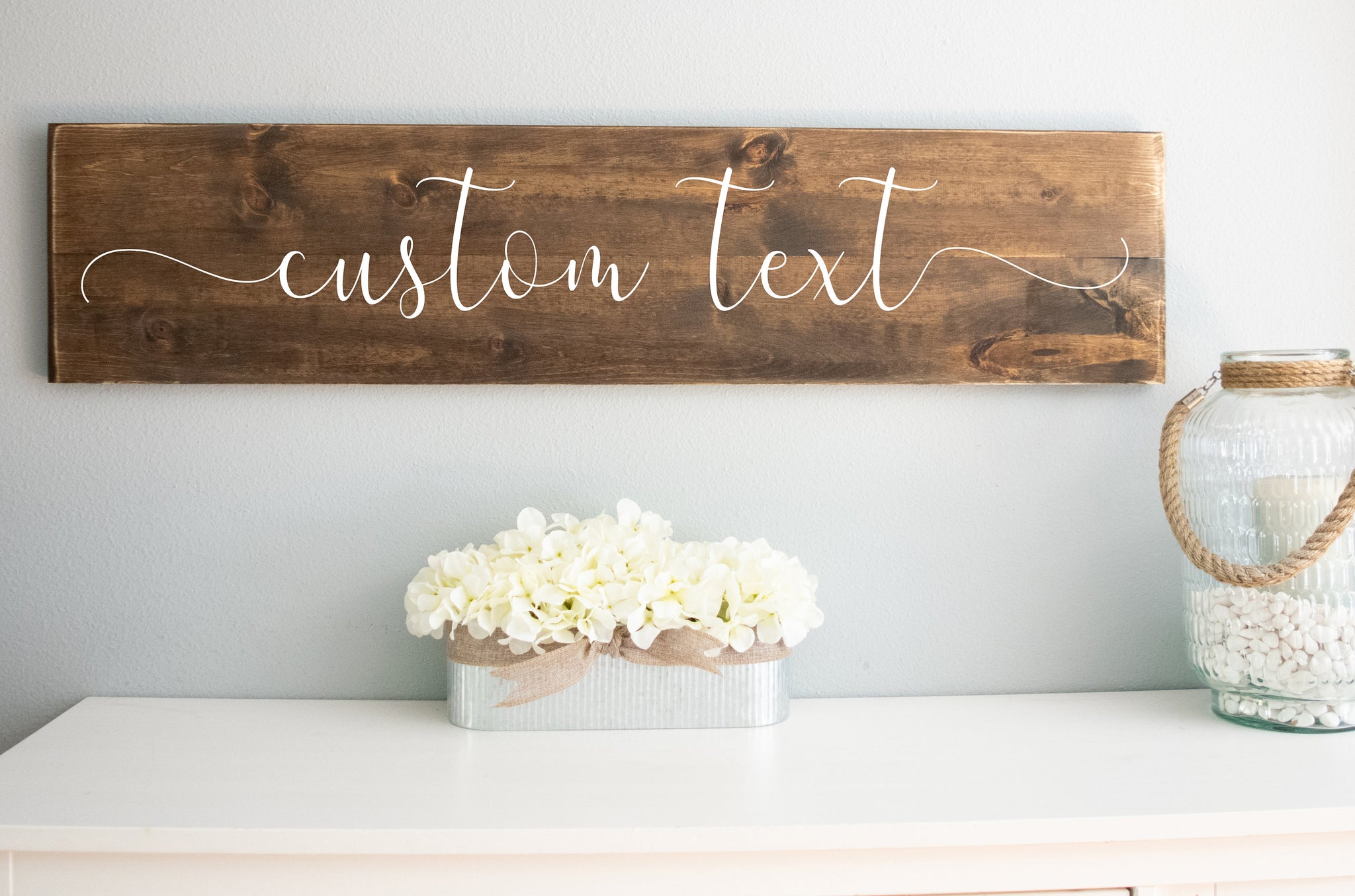 Custom Personalized TEXT Wooden Sign Wall Décor, Your Own Creation, Yo ...