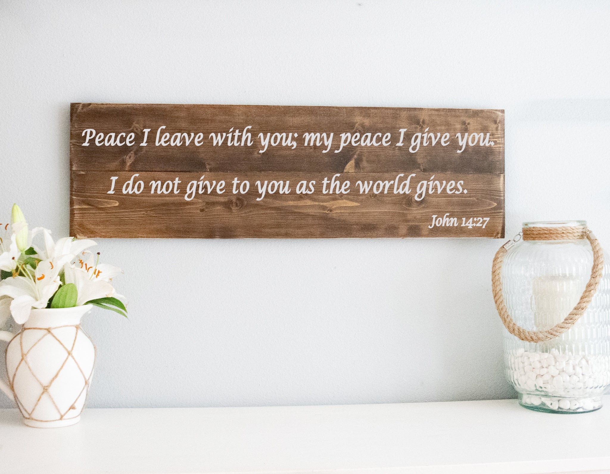 Personalized Bible Verse Wood Sign, Custom Scripture Wall Décor ...