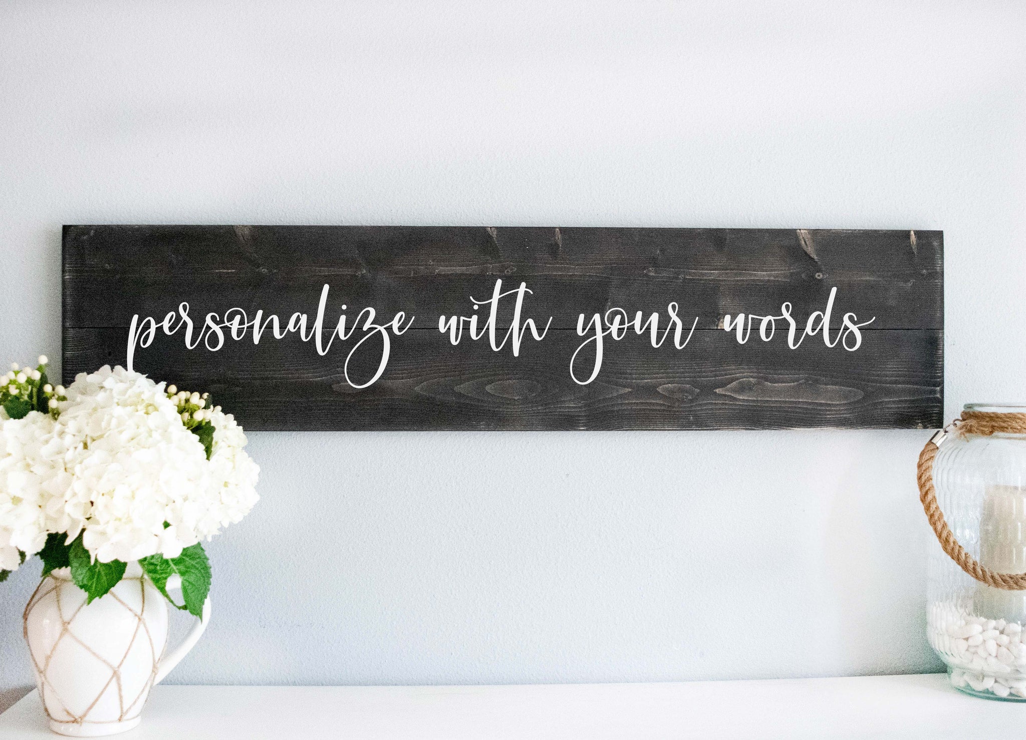 Custom Personalized TEXT Wooden Sign Wall Décor, Your Own Creation, Yo ...
